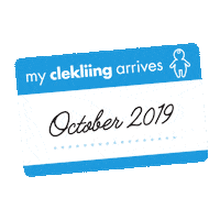 expecting due date Sticker by Clek