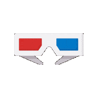 SilverScreenGR store collectibles 3d glasses silver screen Sticker