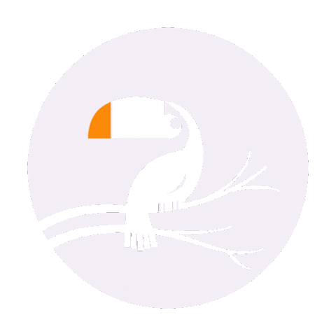 AviaryBridgeRecords bird beats lofi record label Sticker