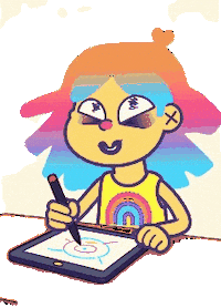 Colores Escribir Sticker