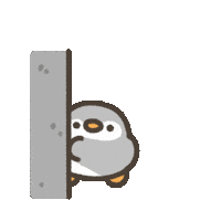 Look Penguin Sticker