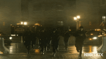 Running Towards Crime Fighters GIF by HBO Max