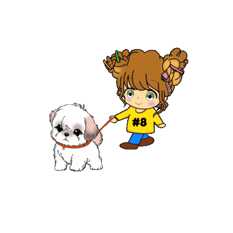 Happy Shih Tzu Sticker