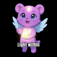 Peace Glow GIF by MishaHeartseer