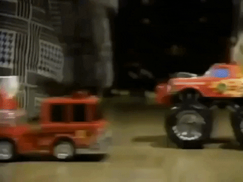 KHandw giphyupload toy fire truck commerical GIF