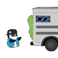 Invest Money Heist Sticker by Pudgy Penguins