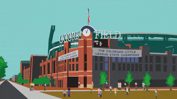 entering baseball field GIF by South Park 