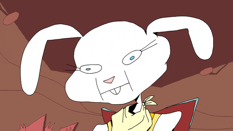 Hungry Rabbit Food GIF by sarahmaes