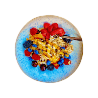 foodates breakfast bowl foodporn muesli Sticker