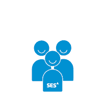 SESSatellites rocket satellite ses antenna Sticker