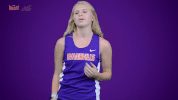 purple aces evansville GIF by Missouri Valley Conference