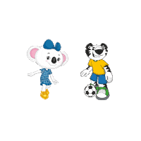Football Soccer Sticker by Lilica & Tigor