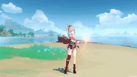 stardenburdenhardenbart giphyupload genshin impact yoimiya mobile gaming hub GIF