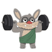 Working Out Sticker