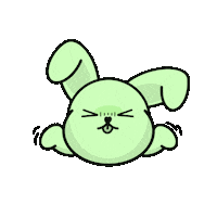 edwinart_ kawaii animals bunny emotions Sticker