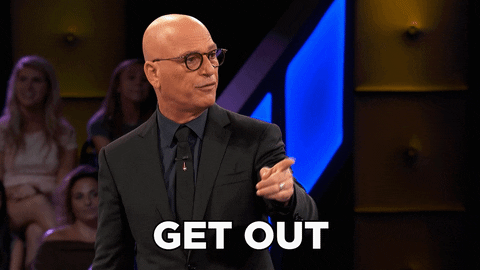 get out GIF by Deal Or No Deal