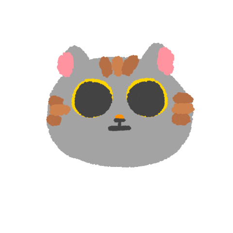 Cat Newnewcat Sticker