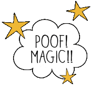 Stars Magic Sticker by themomemans