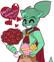 Valentines Day Hearts Sticker