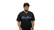 fun baseball Sticker by Miami Marlins