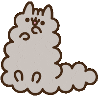 Curly Fashion Sticker by Pusheen