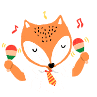 Familidoo happy dance music fun Sticker