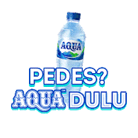 Mineral Water Sticker by SehatAQUA