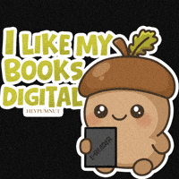 Digital Library Bookworm GIF