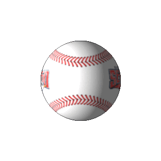 Ball Sticker by Senago Baseball