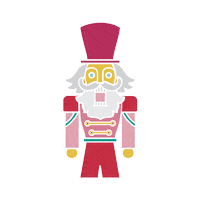 downtownevansville christmas holiday nutcracker dtevv Sticker