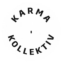 Karma Tee Sticker by karmakollektiv
