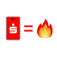 Apple Smartphone Sticker by Sparkasse