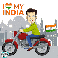 Independence Day India Sticker by Bobble