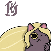 Its Friday Cat Sticker