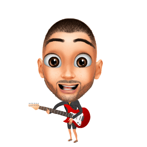 Guitar Manthonyajr Sticker by Genies