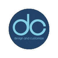 designandcustomize design blue customize Sticker