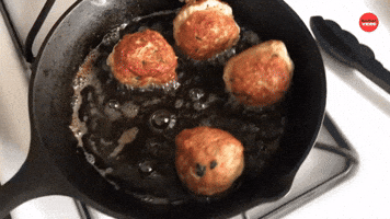 Cooking Meatballs