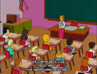 lisa simpson miss hoover GIF
