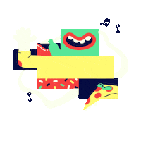 Animation Hello Sticker by The Rocket Panda