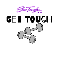 SheToughFitness shetough shetough fitness Sticker