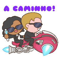 a caminho Sticker by Men In Black: International