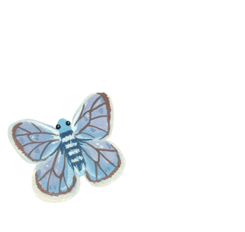 Butterfly Pixienut Sticker