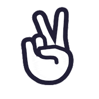 horaceco winner v victory victoire Sticker