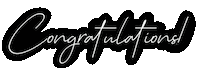 Congratulations Congrats Sticker by Paul & Nanda