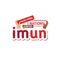 unitednetwork imun imun2020 italian model united nations Sticker