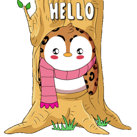 Penguin Hello Sticker by Pudgy Penguins