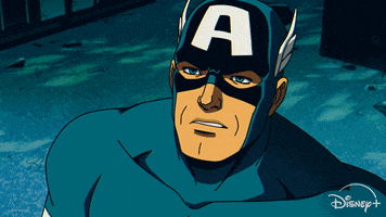 Captain America Narrow Eyes GIF by Marvel Studios