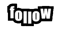 Follow Sticker by cam/b - the photo brothers