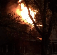 Pennsylvania Firefighter Catches Fire While Battling Blaze