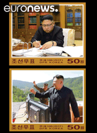 North Korea Stamps GIF by euronews